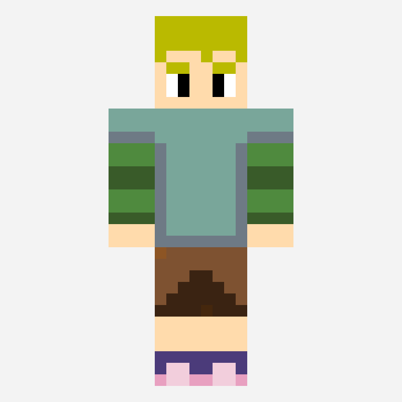 ガス minecraft skin pattern, 64×64 grid