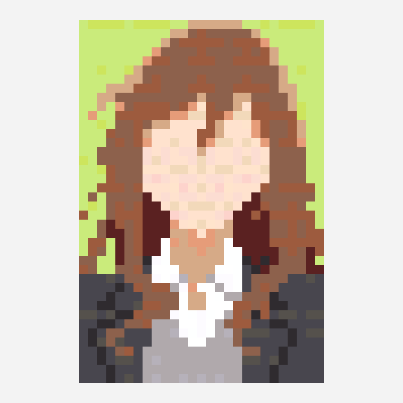 Kyoko Hori perler bead pattern, 27×40 grid