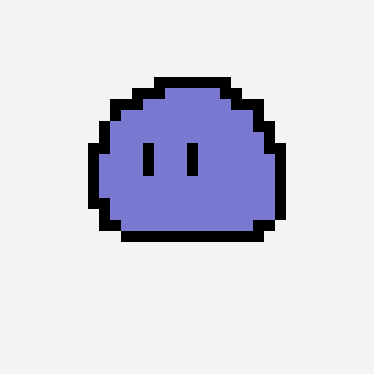 bola azul pixel art pattern, 32×32 grid