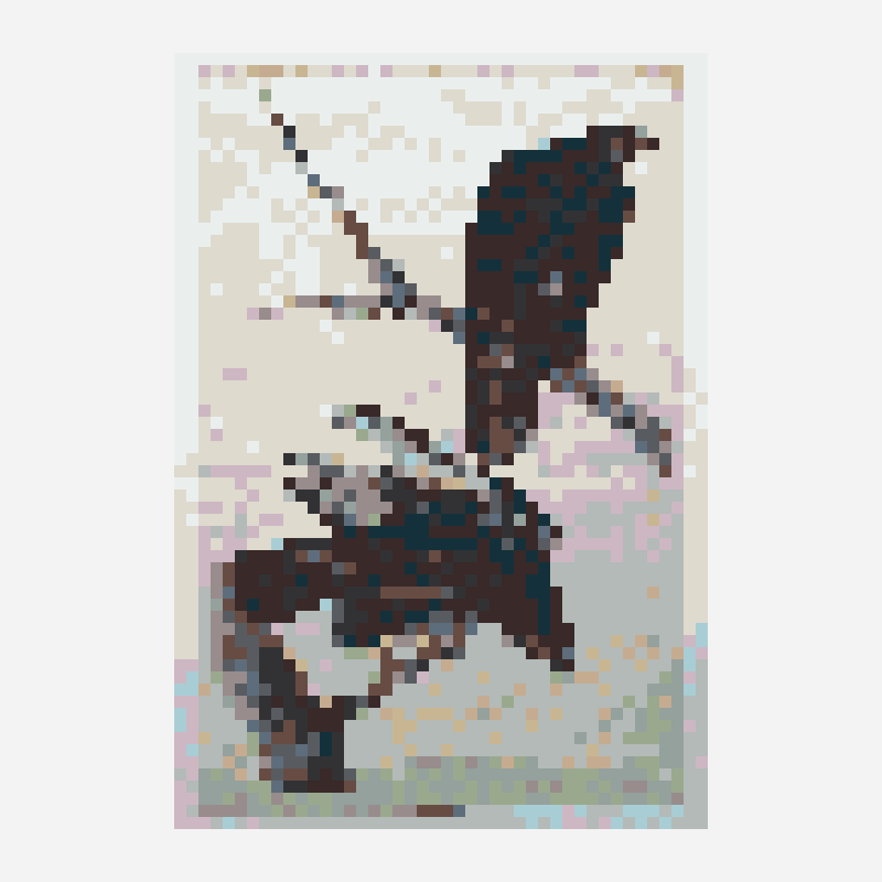 Audubon hawk bead pattern