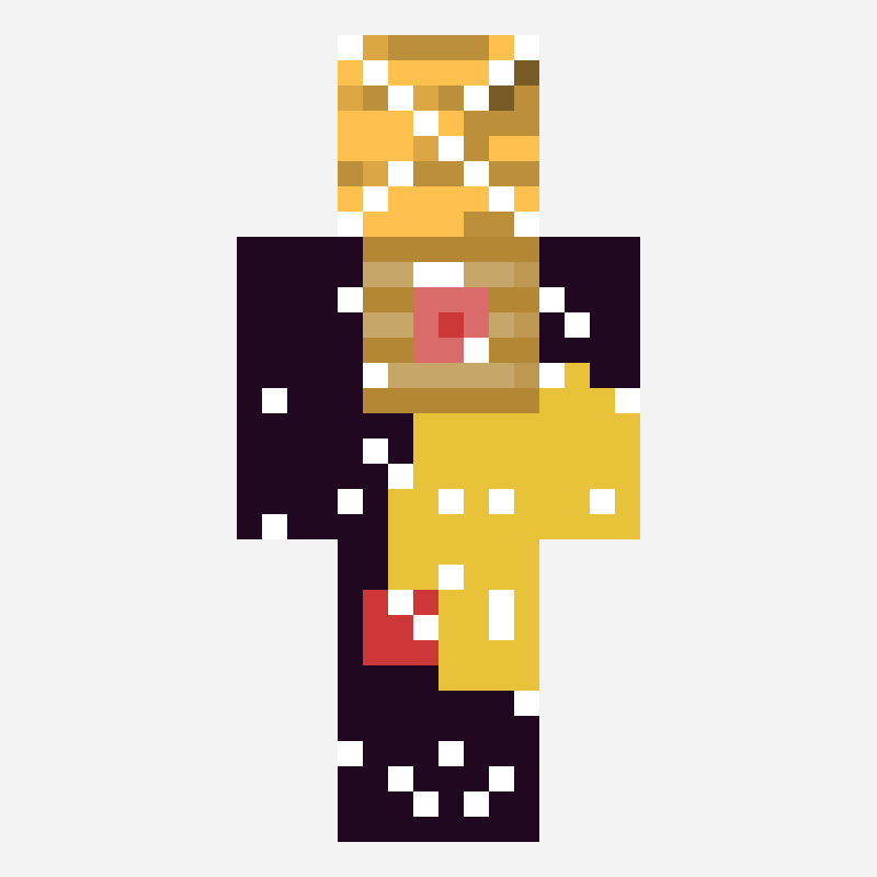 Solar System minecraft skin pattern, 64×64 grid