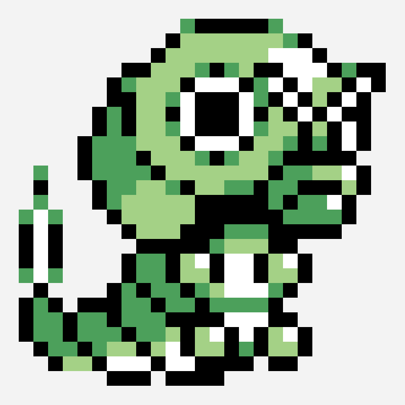 赤緑版キャタピー（カラー） pixelkunst-Muster, 38×40 Raster