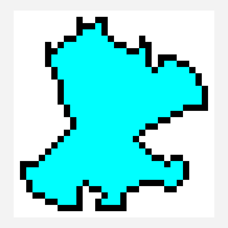 Aqua (Powers Combined) bead pattern