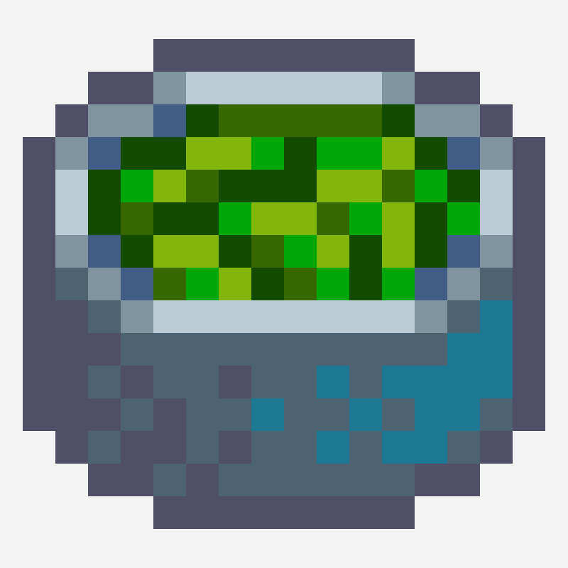 sdv-greenbean perler bead pattern, 16×15 grid
