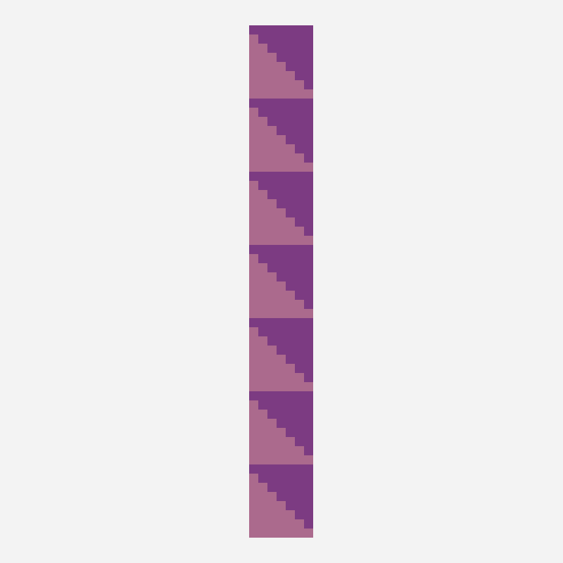 Padrão triângulo retângulo bead loom pattern