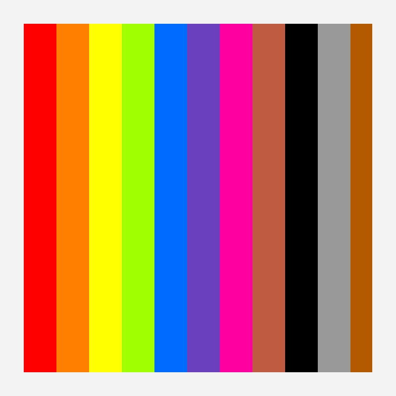 Arcoiris. pixel art pattern, 64×64 grid
