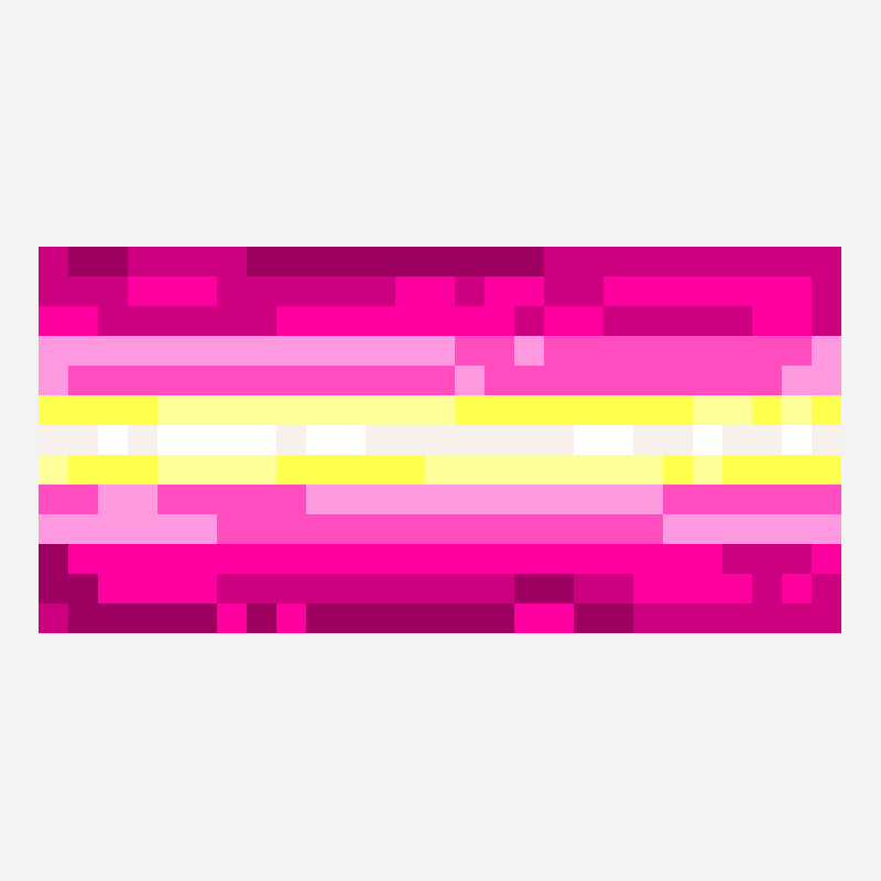 TRANSID FLAG pixel art pattern, 27×13 grid