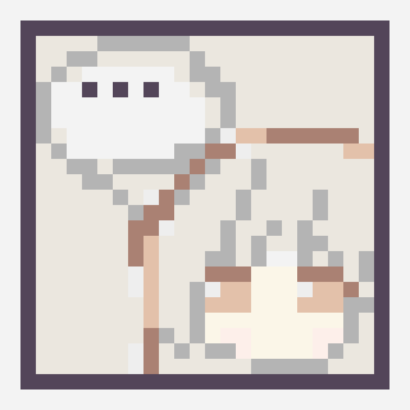 好女孩 pixel art pattern