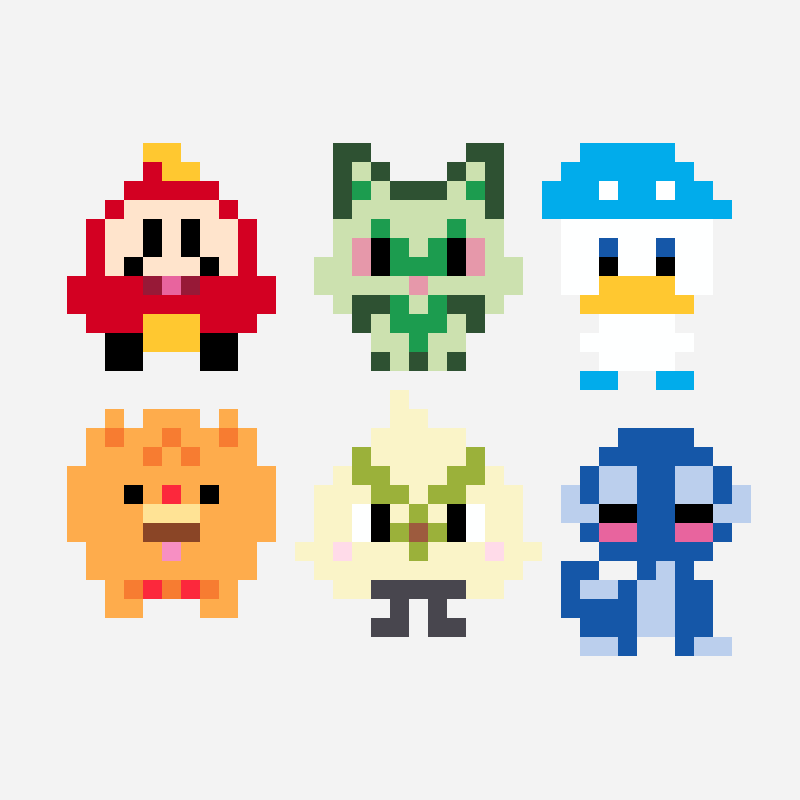 Pokemon 9th and 10th gen bead pattern
