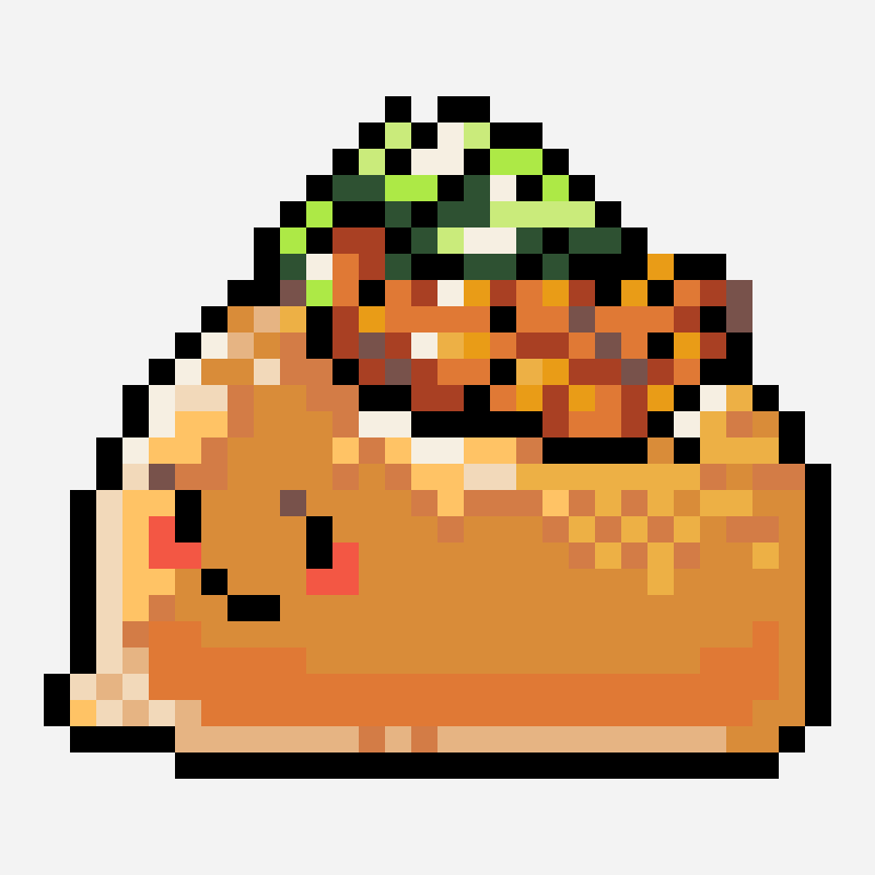 yubu inari perler bead pattern, 30×26 grid