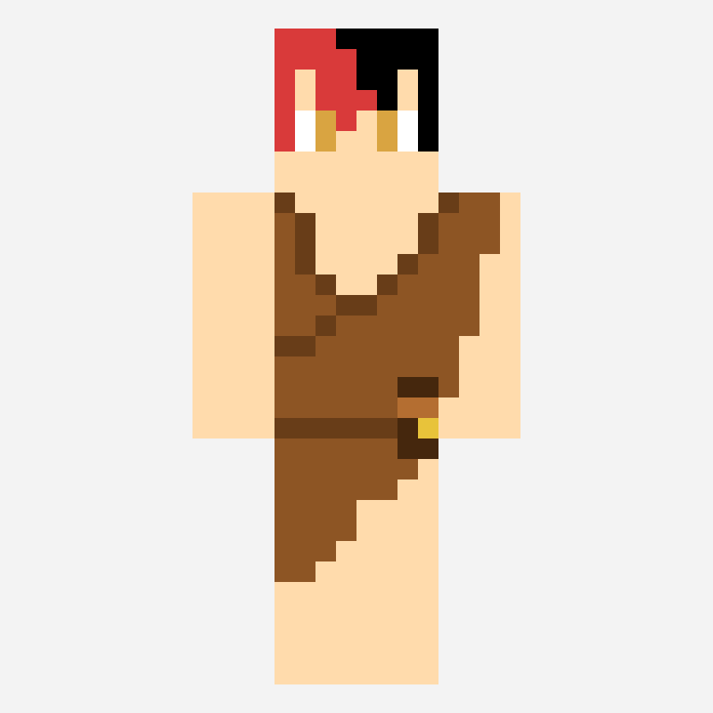 いくら　原始人 motif skin minecraft, grille 64×64