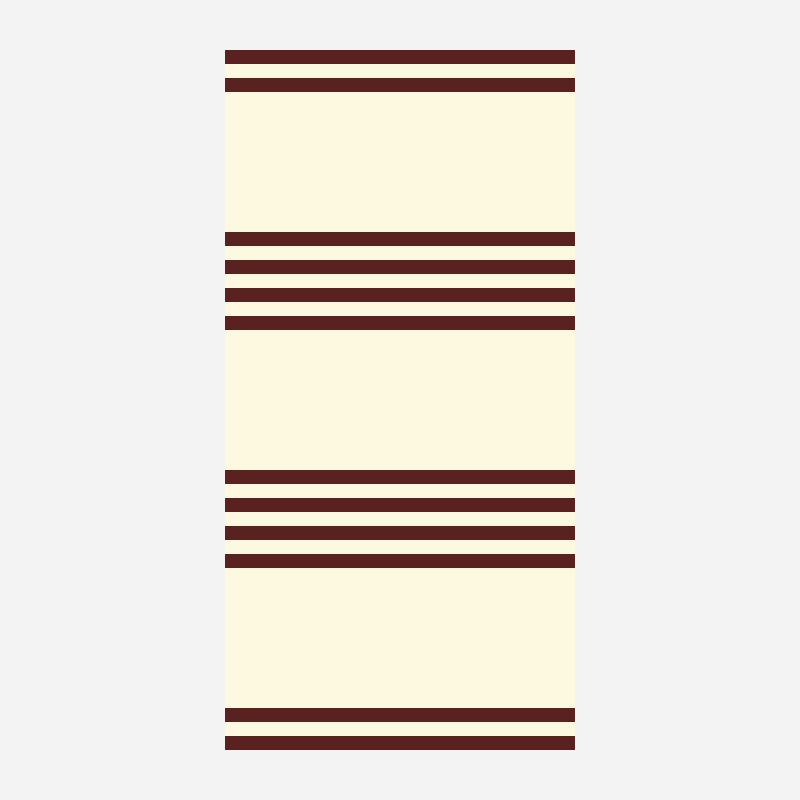 muffler design pixel art pattern, 25×50 grid
