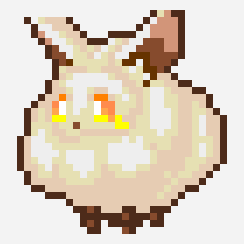Celaray Palworld Pixel Sprite pixel art pattern, 32×32 grid