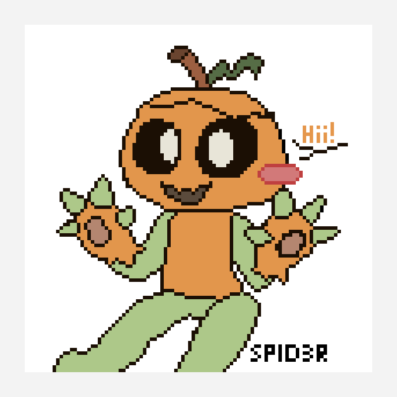 Gourdy Holloway <3 pixelkunst-Muster, 100×100 Raster