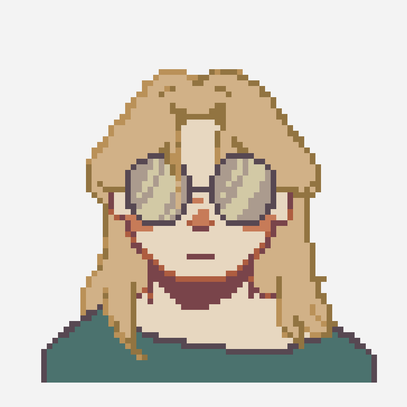 Shocked sprite pixel art pattern
