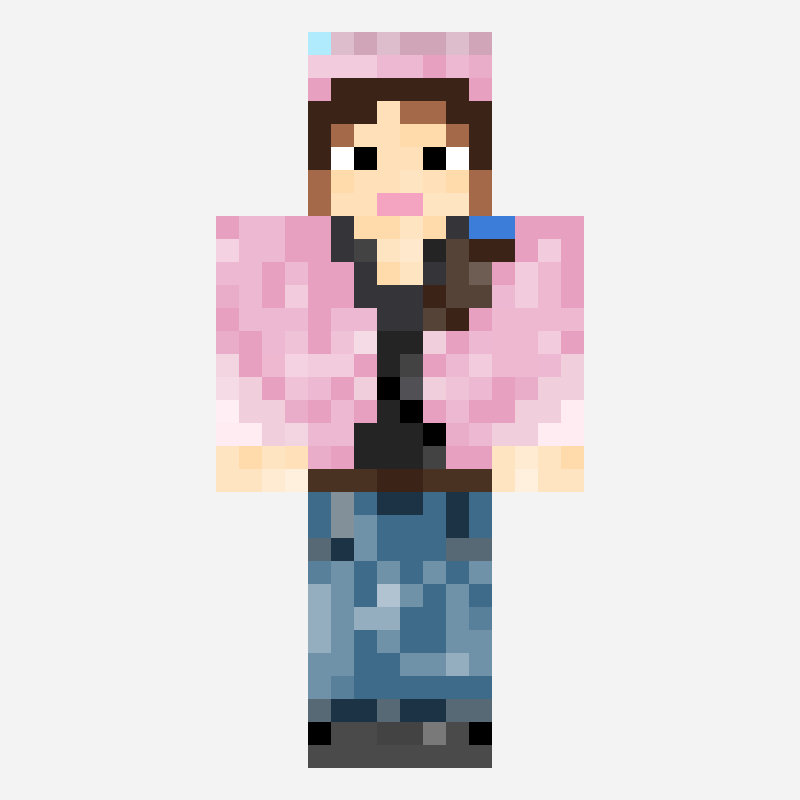 Litaaaaaaaa minecraft skin pattern, 64×64 grid