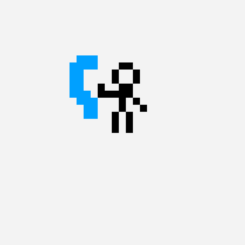 water bender pixel art pattern