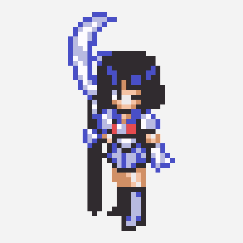 sailor saturn perler bead pattern, 22×45 grid