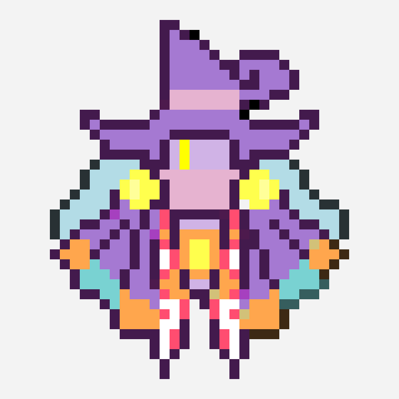 Drawicia pixel art pattern, 32×36 grid