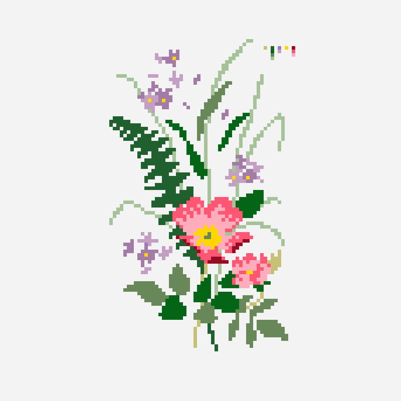 Edits to Eva Rosenstand pattern 33-3935 cross stitch pattern, 60×100 grid