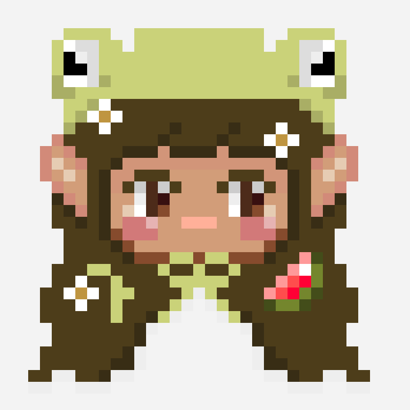 plum's head pixel art pattern, 32×32 grid