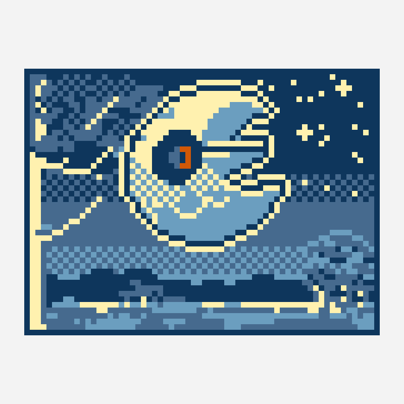 Lunatone cross stitch pattern