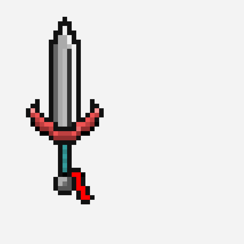 Sword (early game design) bead pattern