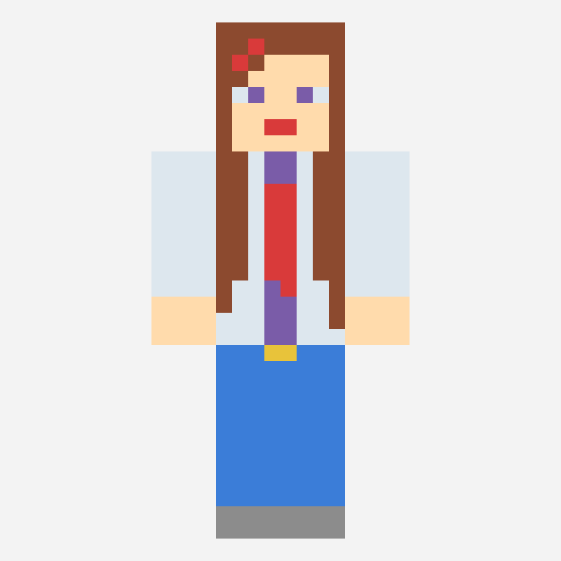 어 뭘로하지 2 minecraft skin pattern, 64×64 grid