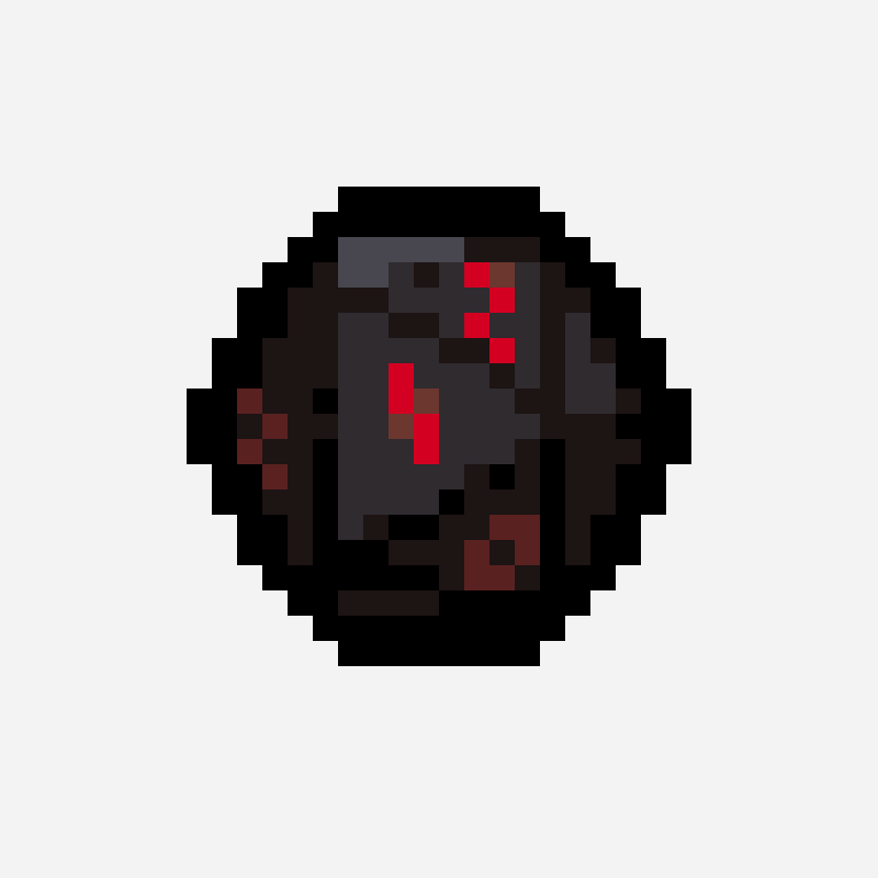 Spindown Dice - The Binding Of Isaac perler bead pattern, 32×32 grid