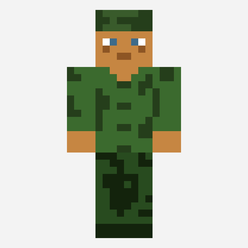 soldier minecraft skin pattern