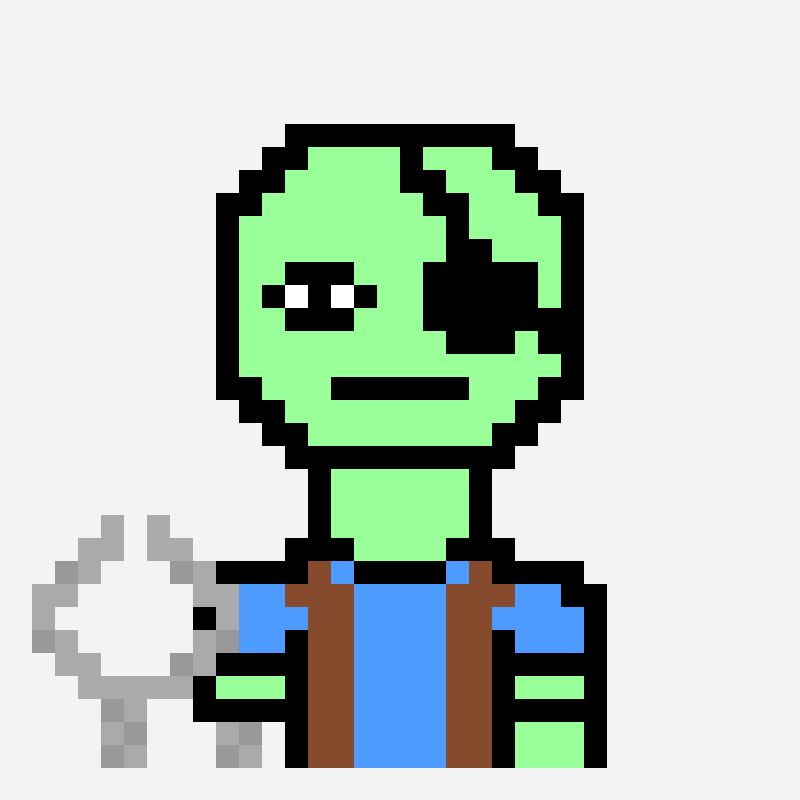 desert guy (oc) pixel art pattern, 32×32 grid