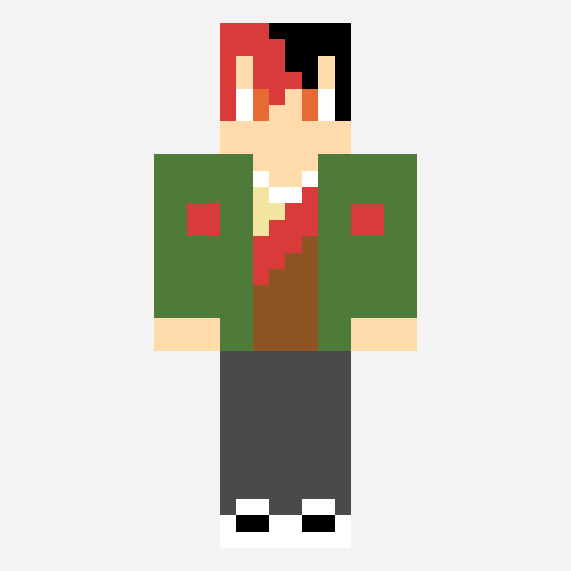 いくら　和服 motif skin minecraft, grille 64×64