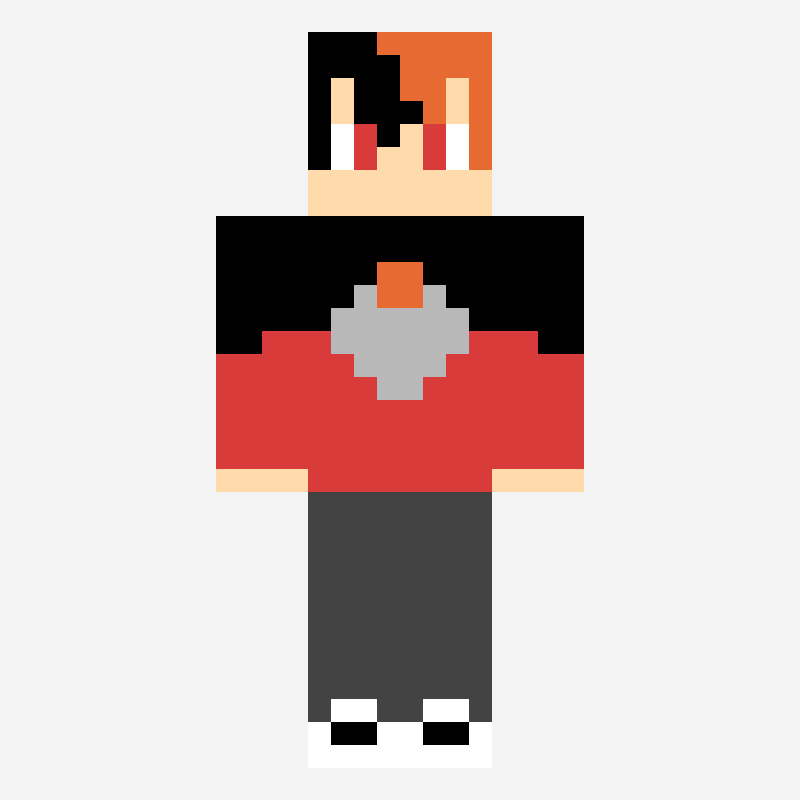 うに　ハロウィン minecraft skin pattern, 64×64 grid