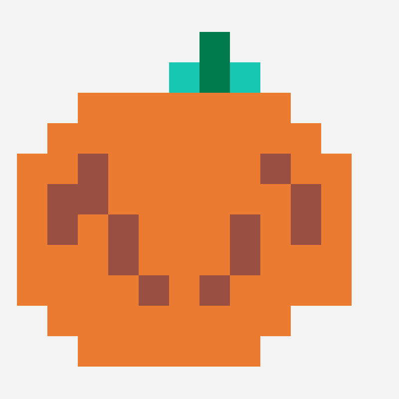 Plain field pumpkin bead pattern