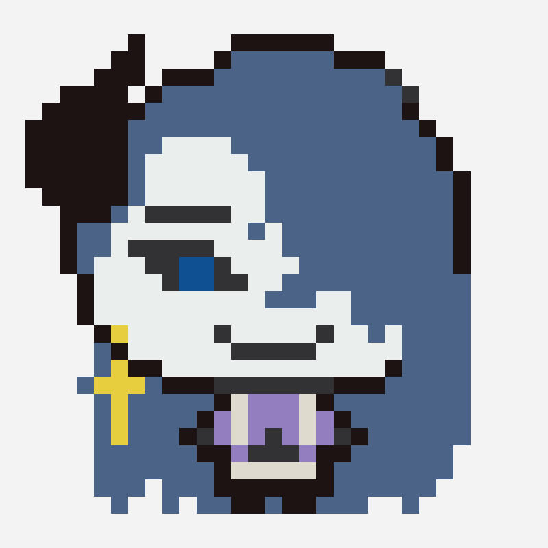 prieston! perler bead pattern, 29×28 grid