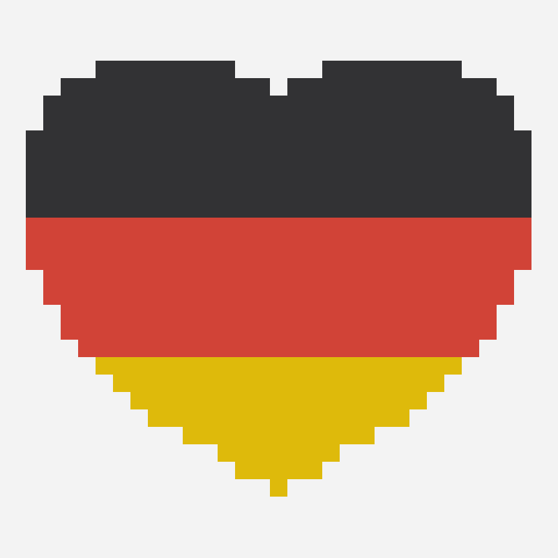 Germany Flag Heart