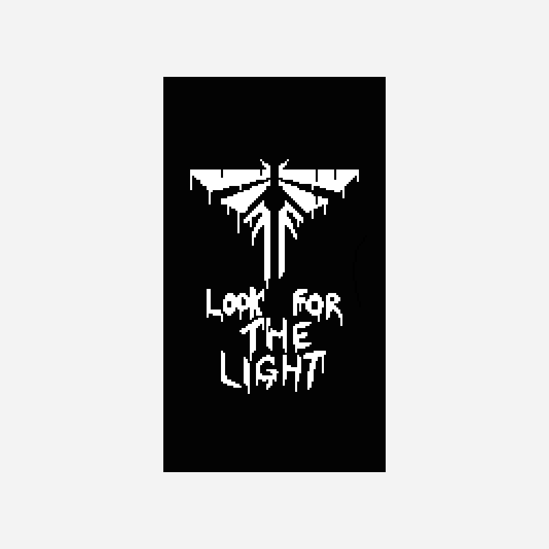 Tlou pixel art pattern, 108×192 grid