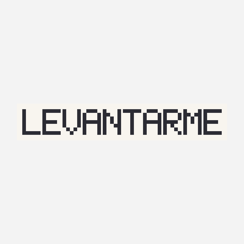 LEVANTARME filet crochet pattern
