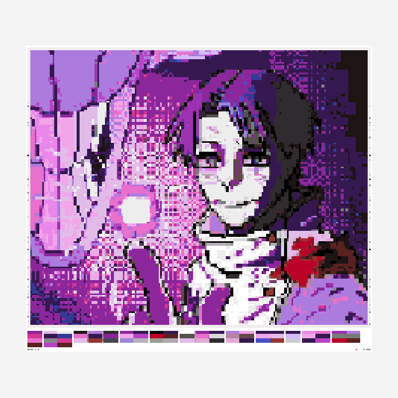 yuta perler bead pattern, 232×205 grid