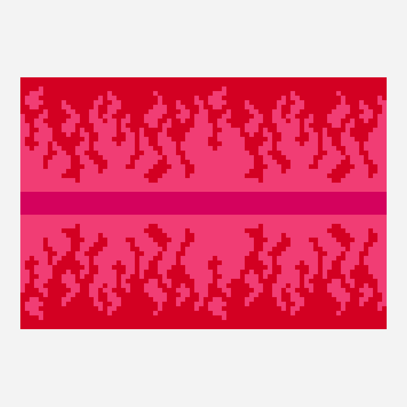fire perler bead pattern, 40×25 grid