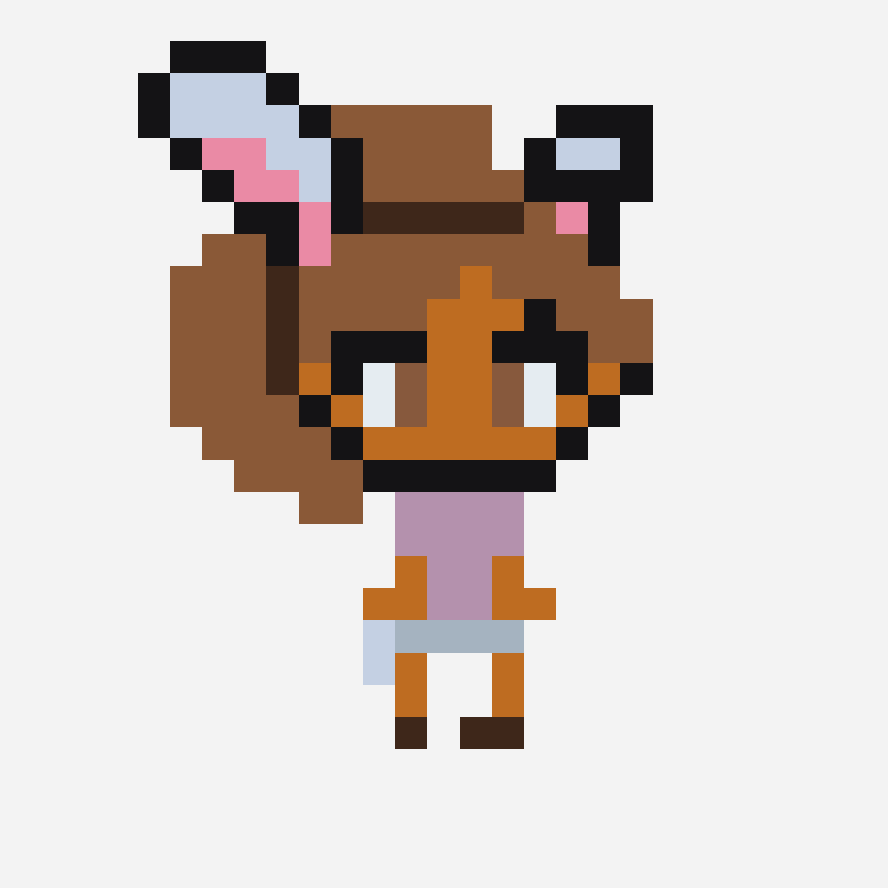 Raichi perler bead pattern, 25×25 grid