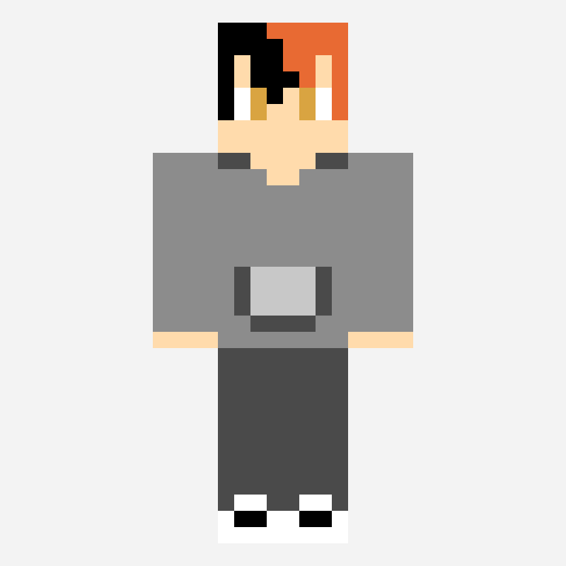 YouTuberうにすっしー!!のスキン minecraft skin pattern, 64×64 grid