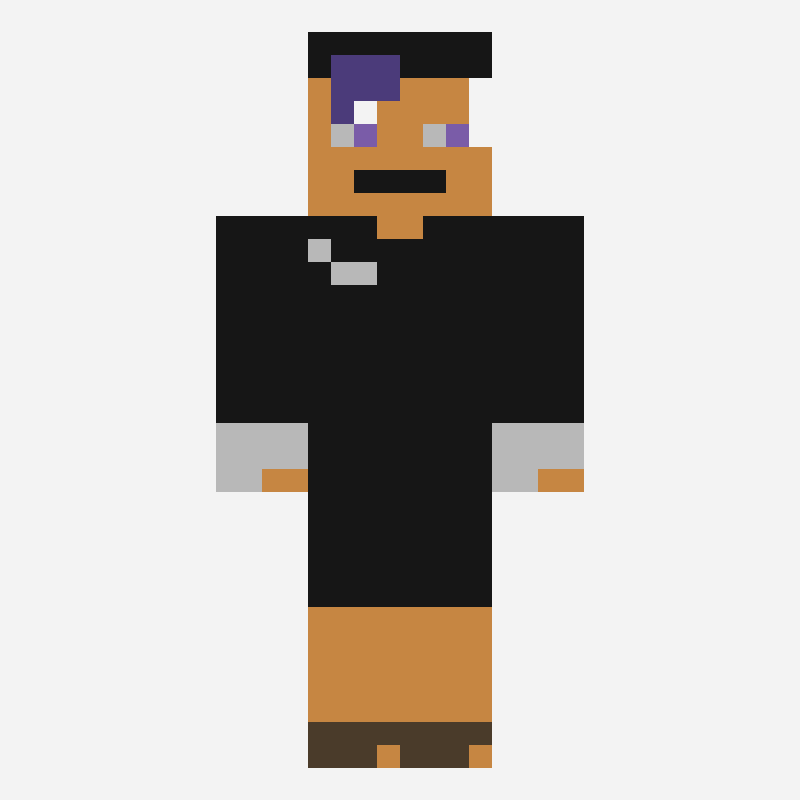 aura minecraft skin pattern, 64×64 grid