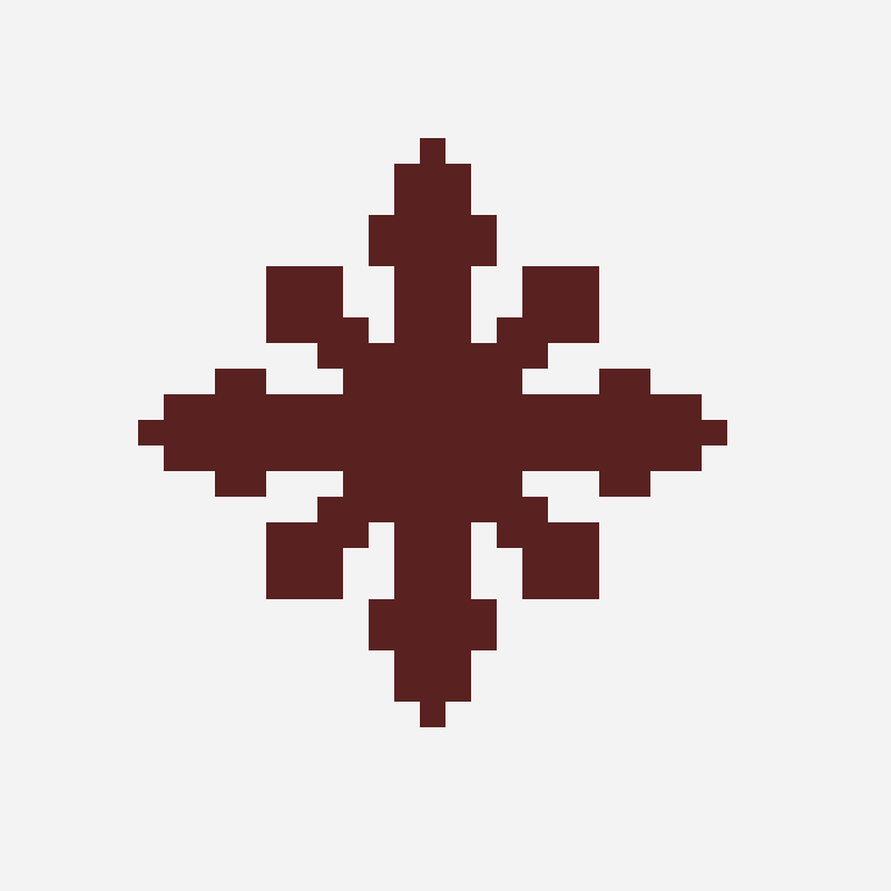 Chaos - The Binding Of Isaac perler bead pattern, 32×32 grid