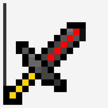 sword pd1 pixelkunst-Muster, 32×32 Raster