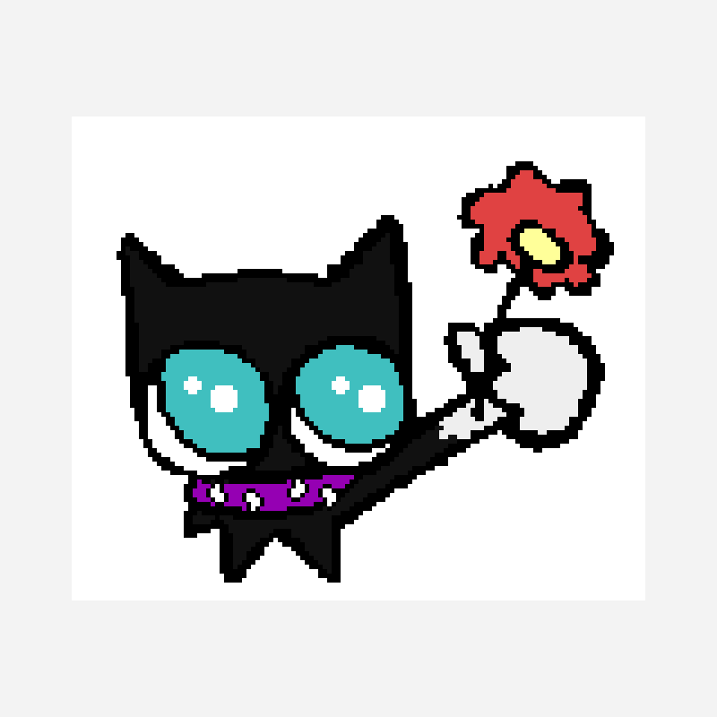 A flower 4 u <3 ( Scourge ) pixel art pattern