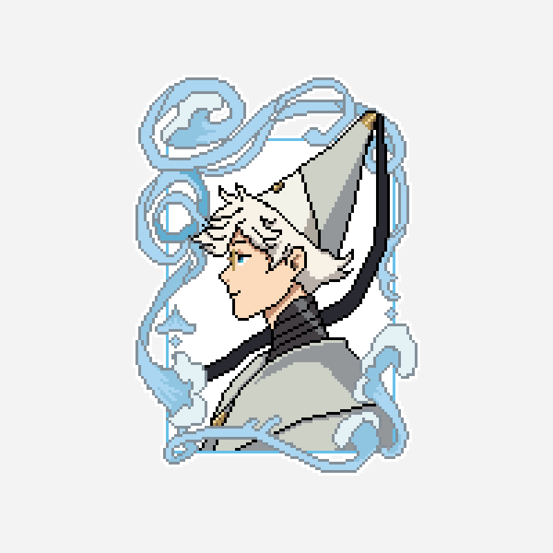 𐙚۰ྀ۪۪۫࿐ Qifrey - Witch Hat Atelier perler bead pattern, 104×156 grid