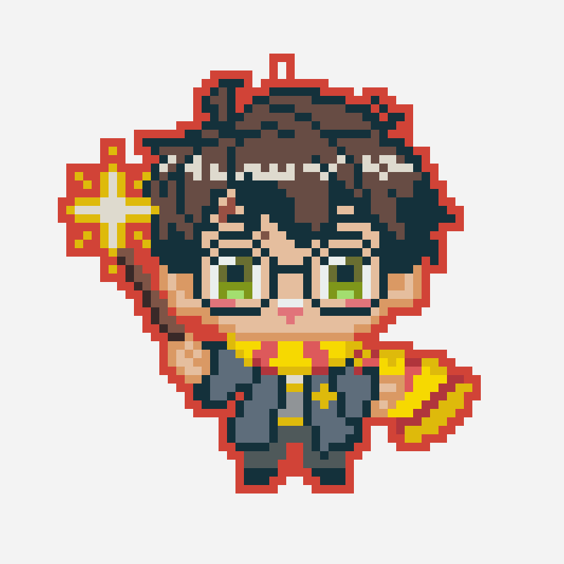 the boy who lived perler bead pattern