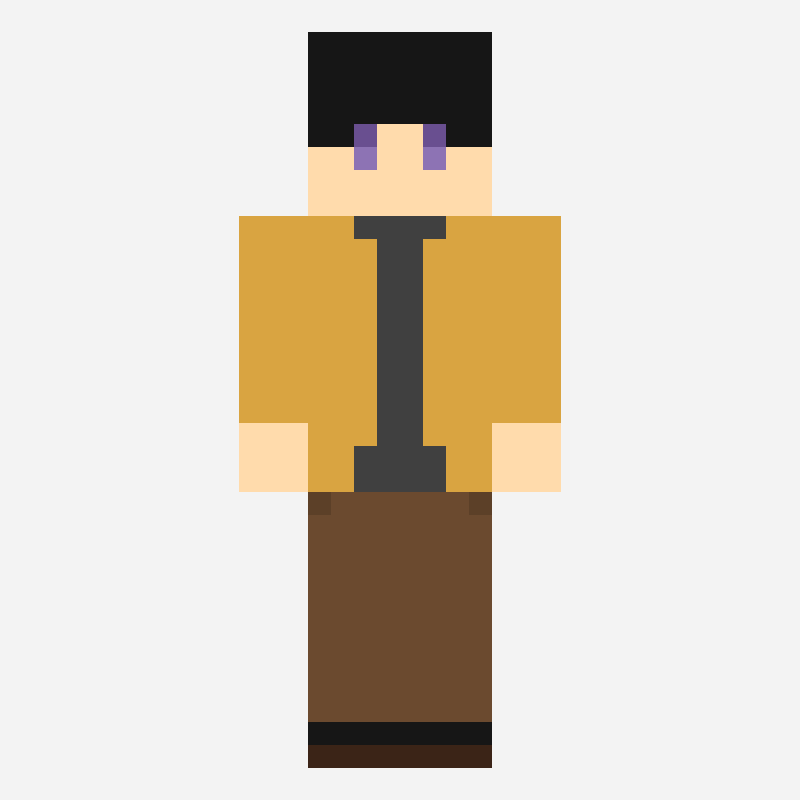 แพทเทิร์น パーカー姿の誰かさんスキン สกิน minecraft กริด 64×64
