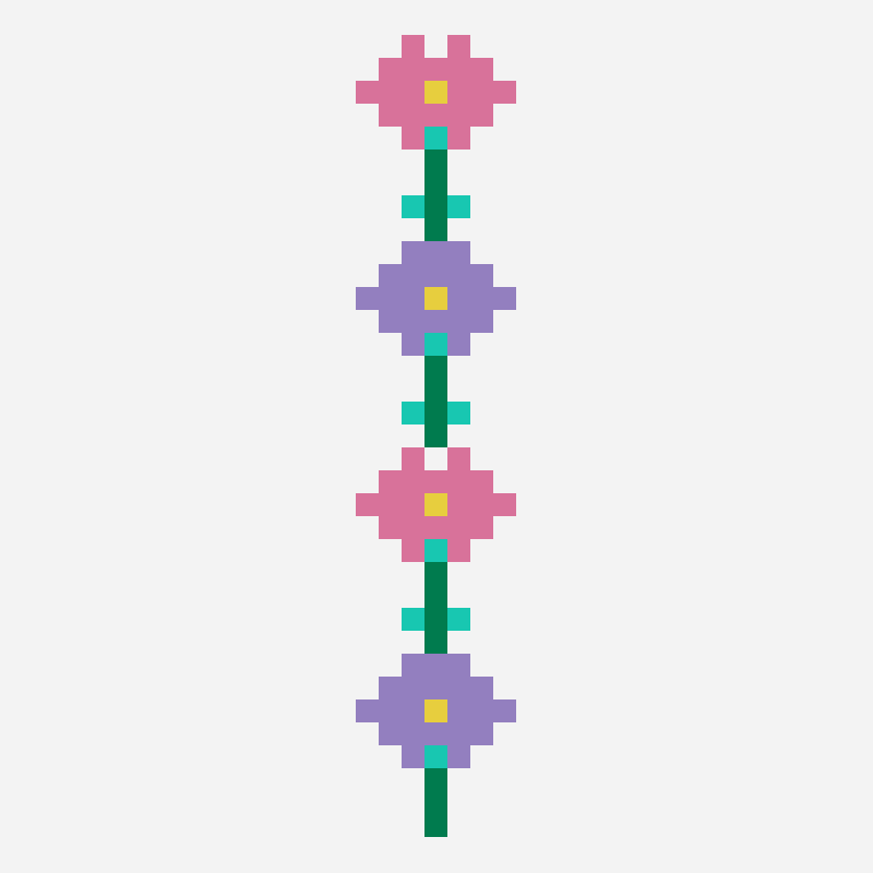 Floral vine bookmark